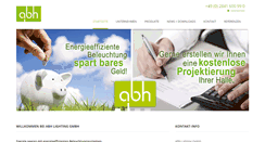 Desktop Screenshot of abh-beleuchtung.de